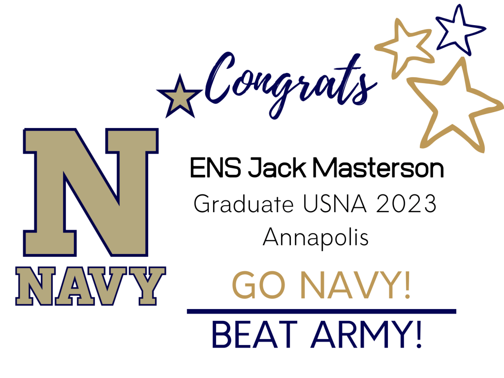 ENS Jack Masterson Reno Nevada United States Naval Academy Graduate 2023